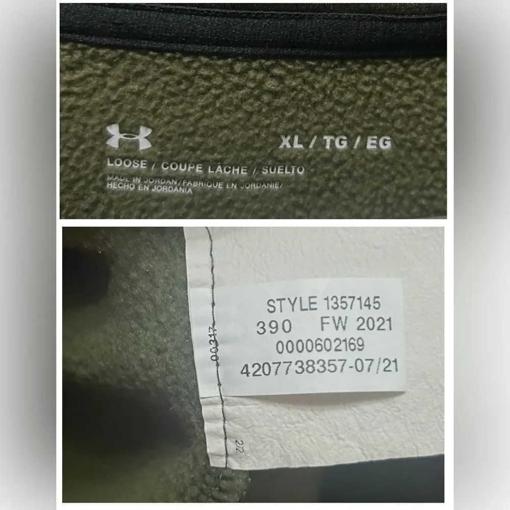 Under Armour Men's Armour Fleece Quarter Zip Pullover